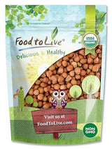 Food to Live Organic Hazelnuts, 1 Pound - Non-GMO, Raw Filberts, Whole, Shelled, Unsalted, Kosher, Vegan, Bulk. Crunchy, Wholesome Snack. Great