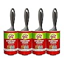 Scotch-Brite Everyday Clean Lint Roller, Scotch Brand Adhesive, Pet Hair & Lint Remover for Clothes, Furniture & Car, 4 in x 54.2 ft Each, 4 Pack, 380