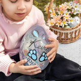 CALLIE Jumbo Easter Eggs Personalized, Custom Large Easter Egg Fillable with Name - Easter Decoration Gifts