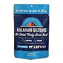 Garlic Kalahari Biltong, Air-Dried Thinly Sliced Beef, 2oz (Pack of 8), Sugar Free, Gluten Free, Keto & Paleo, High Protein Snack