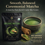 GreenMissy Organic Matcha Powder 7.05 OZ (200 g) - Premium Ceremonial Grade, Authentic Japanese Matcha Green Tea, 100% Pure Matcha for Tea, Smoothies