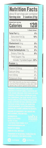 365 by Whole Foods Market, Chocolate Sandwich Cremes, 8 Ounce