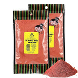 Asia Trans Li Hing Mui Crack Seed Plum Powder | Hawaiian Favorite | Sweet, Sour, & Salty Dried Asian Umeboshi Topping for Desserts and Snacks (2 Pack