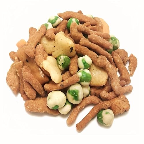 Nuts to You Fresh Snacks Hot Stuff Trail Mix | Spicy Nuts and Cajun Sticks Trail Mix | Hot & Spicy Sesame Sticks, Cheddar Sesame Sticks, Everything