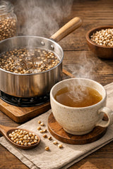 NICE WITCH'S Roasted Job’s Tears (Yulmu,? ??) 10.58 oz (300g) | Whole Grain Adlay Tea | Korean Traditional Herbal Tea | Caffeine-Free, Naturally Nutty