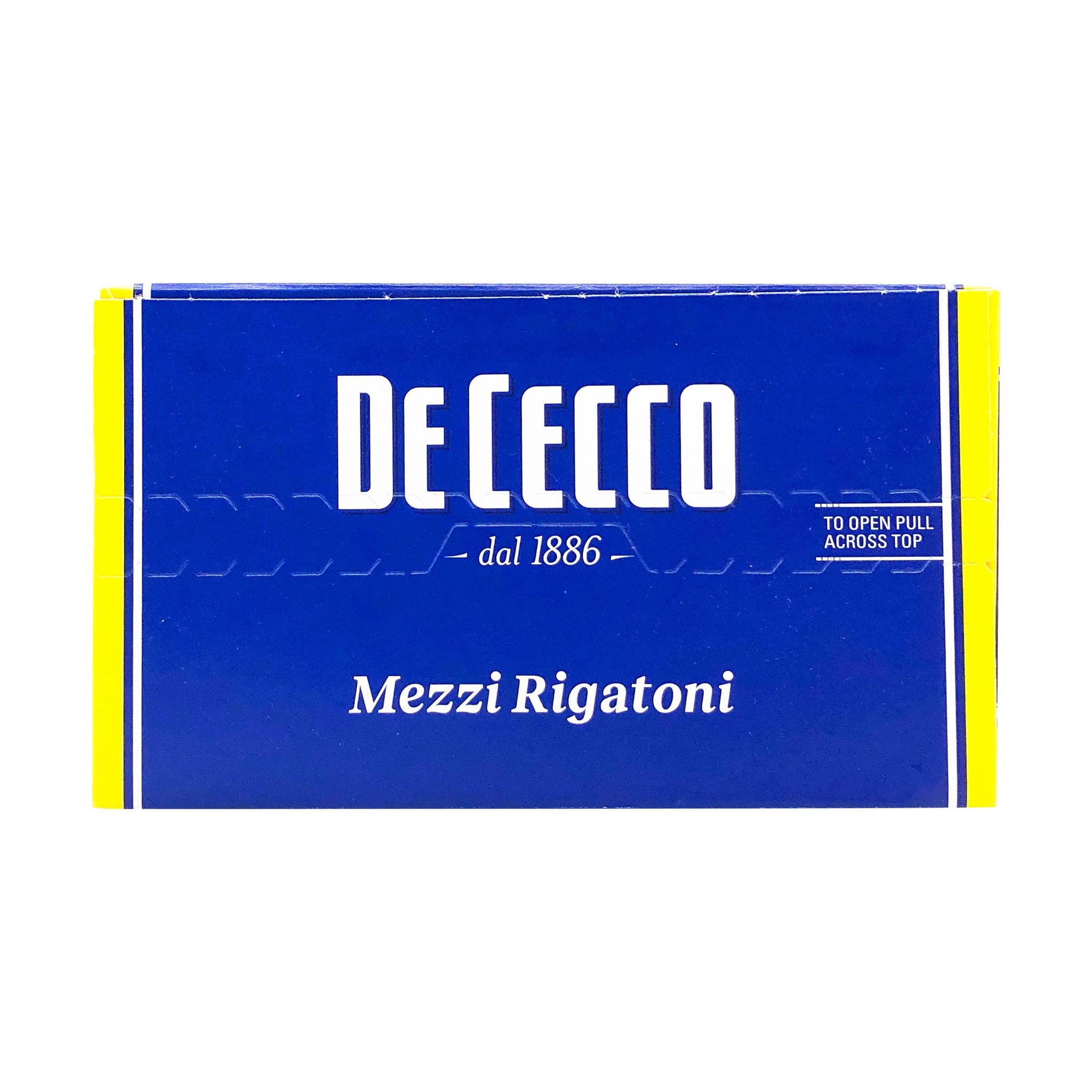 De Cecco Pasta Mezzi Rigatoni, 16 OZ