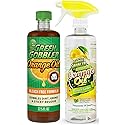 Green Gobbler Cold-Pressed Concentrated Orange Oil for Multi-Purpose Cleaning at Home, Outdoors, 32 oz, Spray Bottle Included