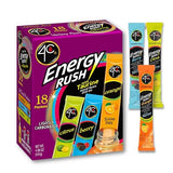 4C Energy Rush Stix, Variety 1 Pack, 18 Count, Single Serve Water Flavoring Packets, Sugar Free with Taurine, On the Go Bundle