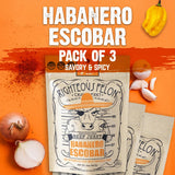 Righteous Felon Beef Jerky - Habanero Escobar Flavor - All-Natural - Locally Sourced & Dried Beef Jerky - Low-Sugar, High-Protein, Healthy Snacks - 2