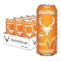 Bucked Up Lightly Carbonated Protein Soda | 25g Whey Isolate - Zero Sugar, Low Calorie, Caffeine Free, Clean Drink | Sparkling Protein Soda - 12 Pack