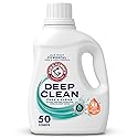 ARM & HAMMER Deep Clean Free & Clear Liquid Laundry Detergent, Free of Dyes, and Perfumes, Dermatologist Tested, 75 Fl Oz, 50 Loads
