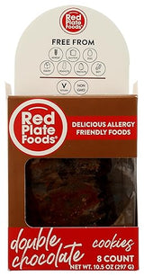 Red Plate Foods, Cookies Double Chocolate, 10.5 Ounce