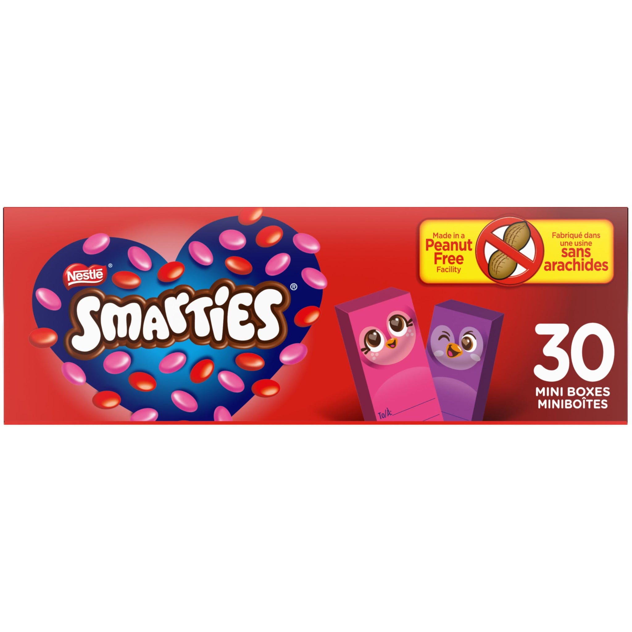 SMARTIES Valentine’s Day Minis, Pack of 30 snack size, 300g