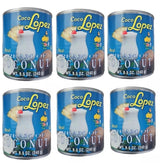Coco Lopez coconut cream 6 cans 8.5 onz