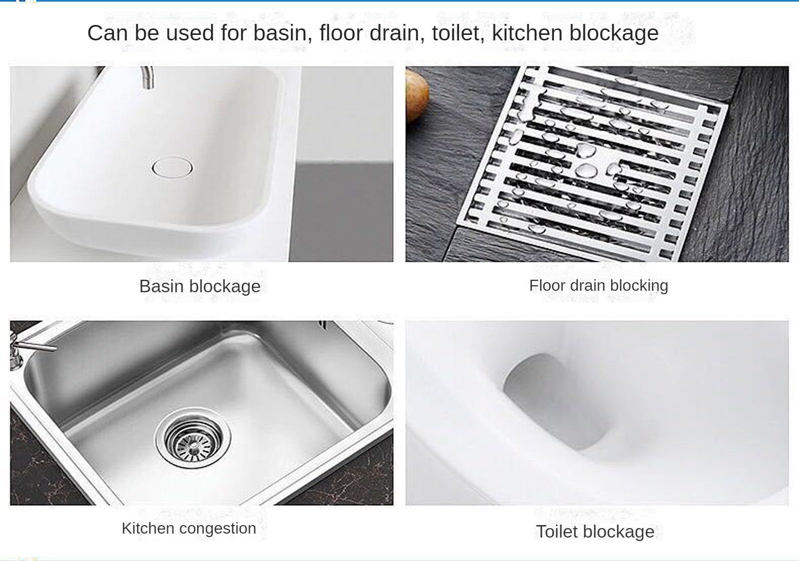 Strong pipeline dredging agent?kitchen sewer, toilet, and toilet deodorization?Blocking and dredging maintenance cleaning powder