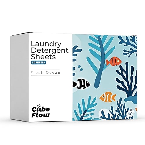 Laundry Detergent Sheets, Ebony Rose Scent - 100 Loads | 72-hour long lasting fragrance, Eco Friendly Sheets | Pre-Measured, Liquidless for Deep Clean