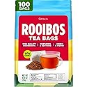 Rooibos Tea Bags (100 Bags) - Caffeine Free Redbush Herbal Tea for Everyday Comfort & Relaxation - After-Meal Comfort, Low In Tannins - Pure