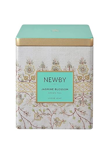 Jasmine Blossom - 125g Loose Leaf Tea Caddy - Floral & Fragrant Green Tea by Newby Teas