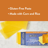 DeLallo Gluten Free Lasagna Noodle Sheets, 8.8 Ounce Box, (5 Pack), Made with Corn and Rice Flour, Oven Ready, No Boil, Non-GMO