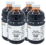 Nature Blessed 100% Pure Red Currant Fruit Juice Concentrate - 4 Quarts (4/32 fl oz bottles), Great for Home Vintners, Brewers, Cider, Spirits, or