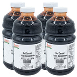 Nature Blessed 100% Pure Red Currant Fruit Juice Concentrate - 4 Quarts (4/32 fl oz bottles), Great for Home Vintners, Brewers, Cider, Spirits, or