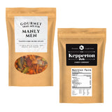 Kepperton Gourmet Trail Mix for Manly Men - Snack Gift Ideas for Dad - Funny Gift for Dad from Daughter - Daughter to Dad Gift Ideas - Cute Gifts