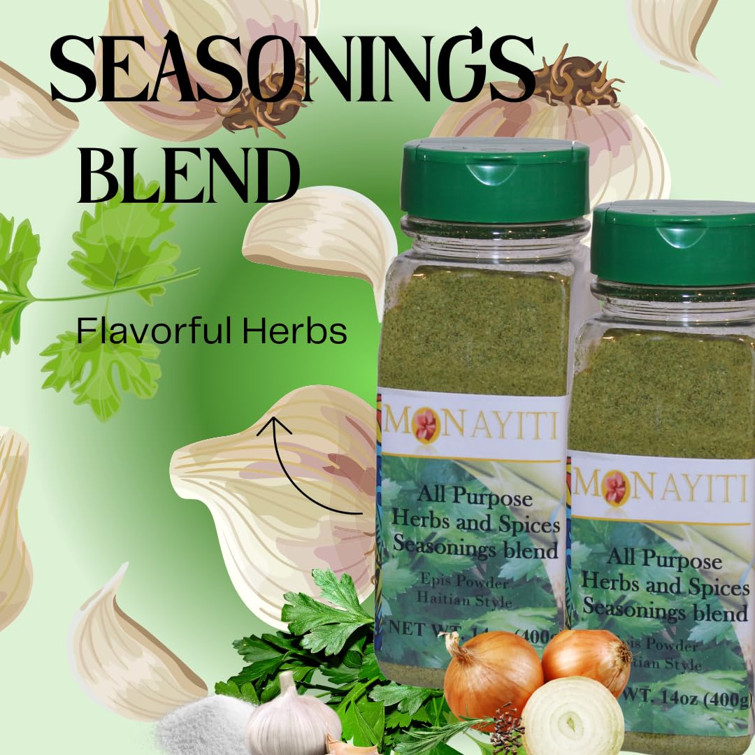 Monayiti Epis Haitian Style Seasoning 2x14oz (2x400g) pack of 2
