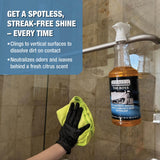 Zenex The Boss Glass Cleaner - Professional-grade Glass Cleaner | Removes Grime from Glass Surfaces - Mirrors, Windows, & More | Not For Tinted Glass