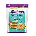Milton’s Gluten Free Crackers, Crispy Sea Salt - Non-GMO Project Verified, Kosher, Certified Gluten Free Snack, 5 Grains In Every Bite - 20 Oz