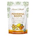 Heaven Blends Powerful Roots Men’s Vitality Organic Herbal Tea - USDA Organic - Antioxidant Blend with Turmeric, Ginger, Ashwagandha, Cinnamon, Black