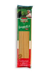 Crispa Spaghetti #3 | Premium Durum Wheat Semolina | 1lb (16oz) Pack | Italian-Style Long Noodles Made from Pure Quality Ingredients