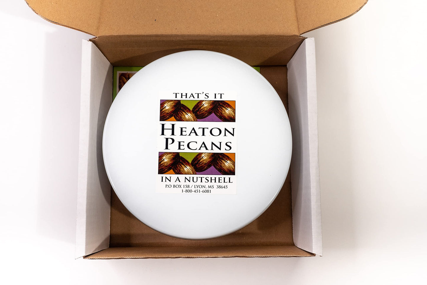 Heaton Pecans Milk Chocolate Covered Pecan Halves, Mother's Day Gifts, Candied Pecans Gift Tin, Gourmet Snack, Holiday Nuts Gift, Teacher Gifts