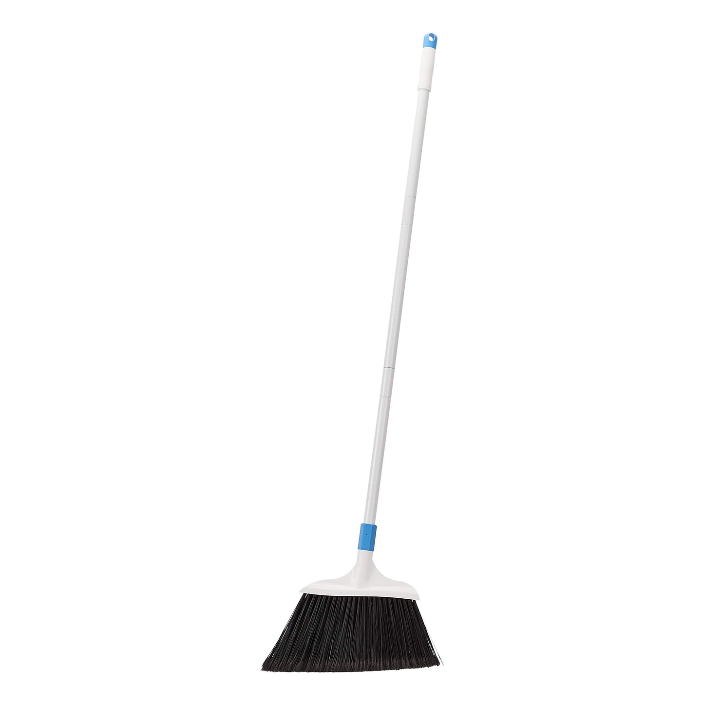 Amazon Basics Heavy-Duty Floor Cleaning Broom with Stiff Bristles, Sturdy 3-Piece Handle, Easy to Assemble, Indoor Outdoor Use for Driveways