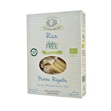 Rustichella d'Abruzzo Organic Rice Penne Rigate - 250g Gluten-Free Italian Pasta Made with Organic Rice Flour - Ideal for Light Olive Oil Sauces