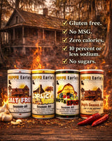 Poppa Earle's Seasoning (Cajun Seasoning Company) Gluten Free and No MSG All Purpose Seasoning "Pops Season-all" Pack of 3 (8) ounce cans