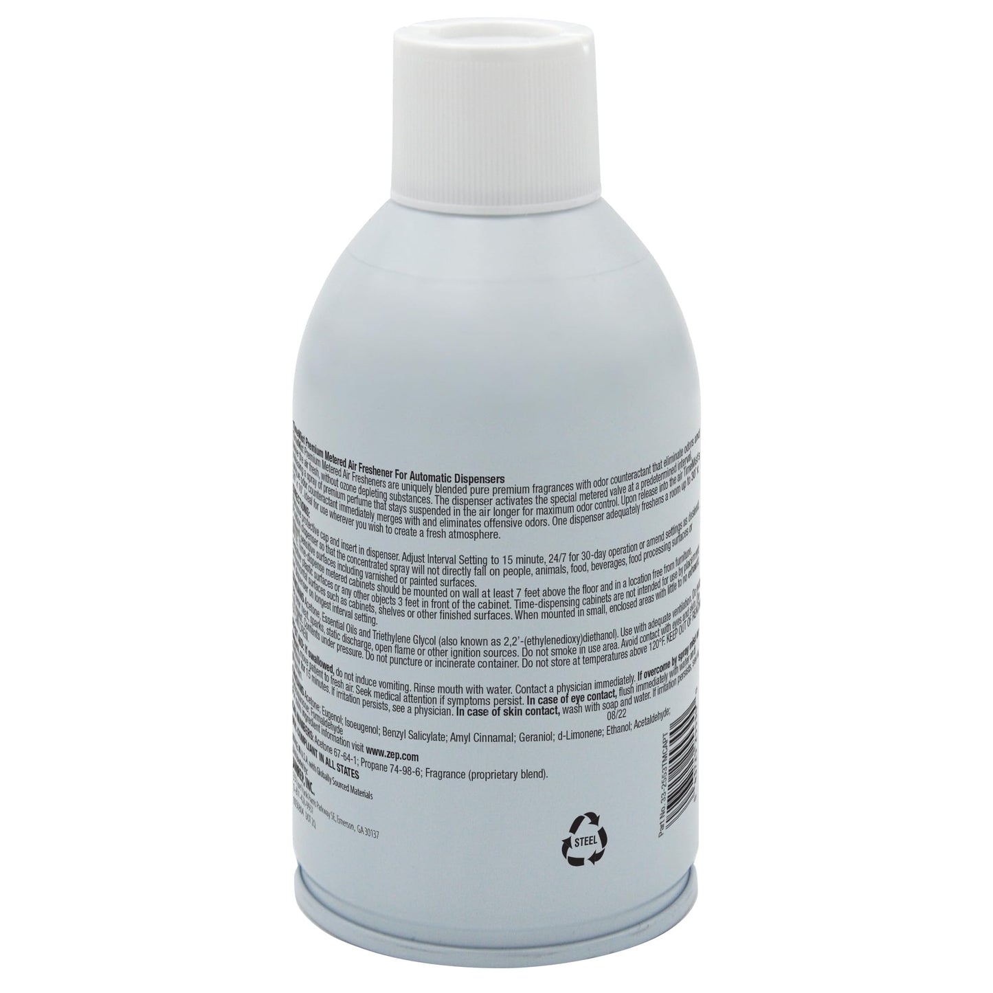 TimeMist Premium Metered Air Freshener Refills - Baby Powder - 7.1 oz (Case of 12) 1042686 - Lasts Up To 30 Days and Neutralizes Tough Unwanted Odors