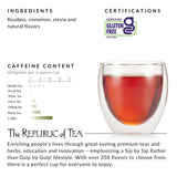 The Republic of Tea Gingerbread Cuppa Cake Red Tea, 36 Tea Bag Tin