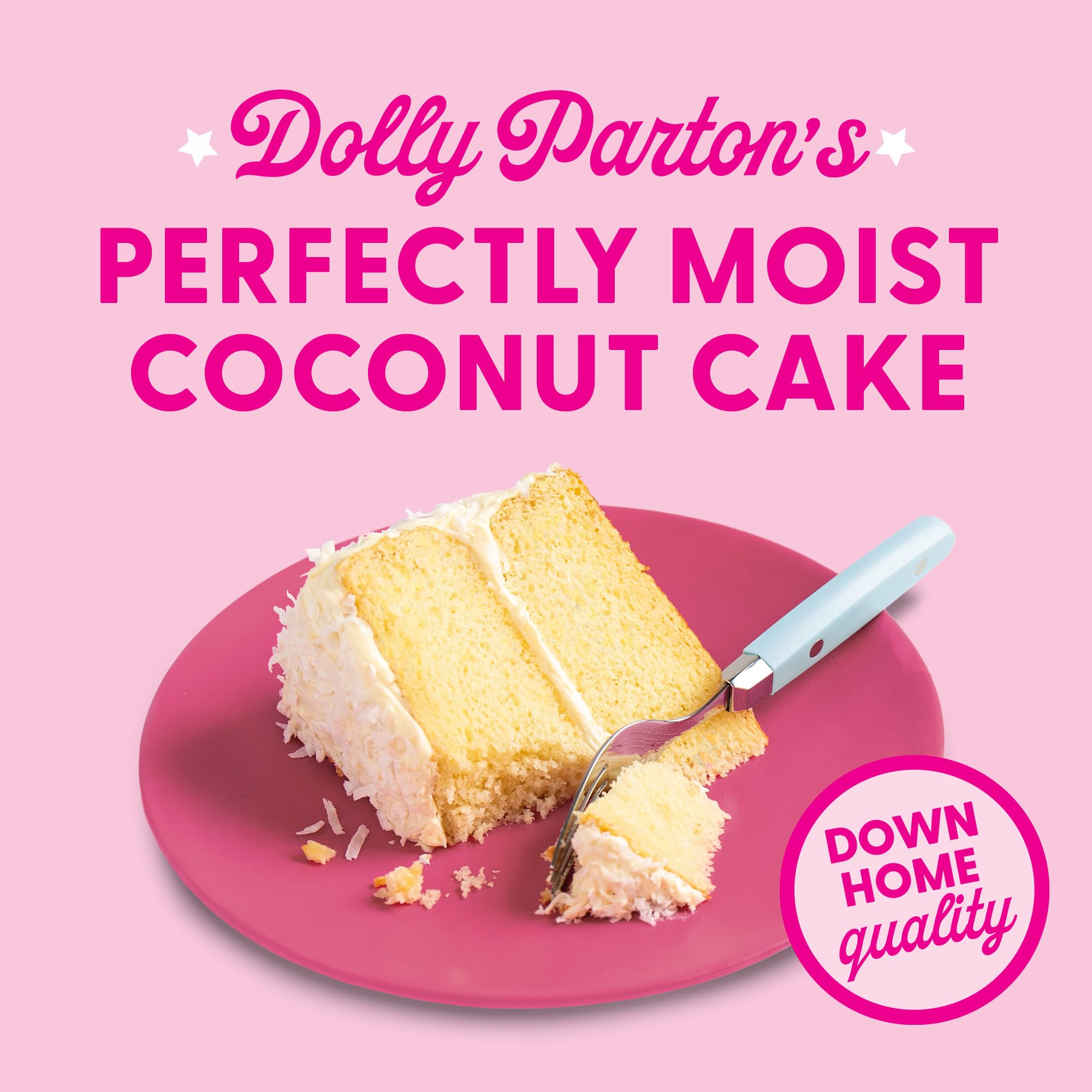 Duncan Hines Dolly Parton's Favorite Coconut Flavored Cake Mix, 15.25 oz.