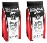 Wicked Joe Coffee Wicked French Ground, 12 oz, Red New 2-PACK