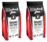 Wicked Joe Coffee Wicked French Ground, 12 oz, Red New 2-PACK