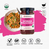 Mekhala Organic Sichuan Mala Chili Cooking Paste. Versatile Condiment, Marinade Seasoning. Spicy Tingly, Vegan. Gluten-Free (3.53oz)
