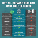 Remineralizing Gum, Remineralizing Gum with Nano Hydroxyapatite & Xylitol & Coconut Carbon, 2026 New Upgrade, Effectively to Mineralizing, Cleaning
