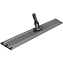 CleanAide Flat Mop Plate Frame for Microfiber Pads, Commercial-Grade Aluminum with 360° Swivel, Hook and Loop Fastening, Lightweight and Durable