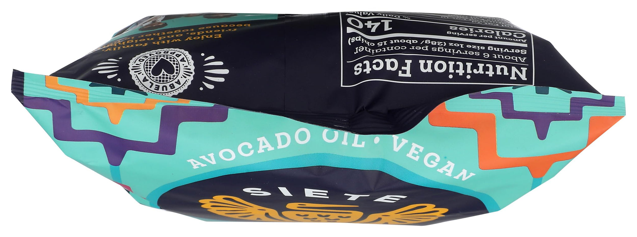 Siete Family Foods Sea Salt Potato Chips, 5.5 oz Bag
