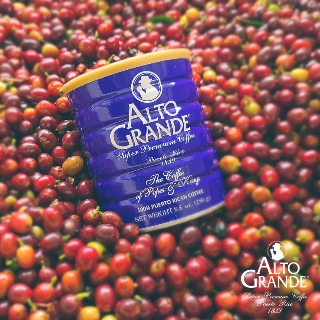 Alto Grande Super Premium Ground Coffee, 100% Arabica, Medium-Dark Roast, 8.8 oz Canisters (Pack of 3)
