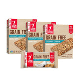 Caveman Foods Grain-Free Granola Bar Coconut Cashew 4 Count Box (Pack of 3)