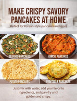 Nice Witch’s Organic Korean Pancake Mix (Buchim Mix), Crispy Korean-Style Pancake Batter Made with Organic Korean Rice, 10.6 oz (300 g) ????