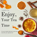 Turmeric Root Cut & Sifted for Herbal Tea 100 g | Flavorful Indian Spice | Dried Pieces | Naturally Dried Curcuma Longa | Turmeric Tea Cut by Hebhac