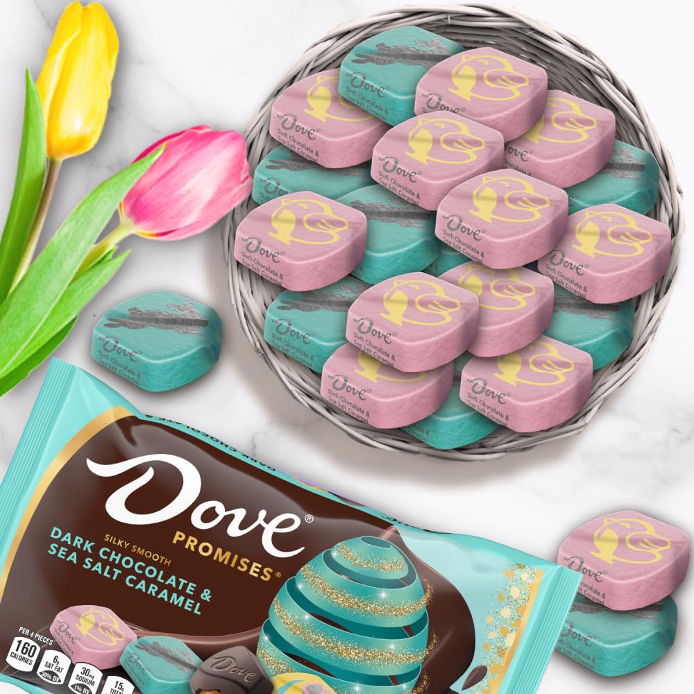 Dove Promises Silky Smooth Caramel Springtime Mix Oz, Dark Chocolate Sea Salt, 7.94 Ounce