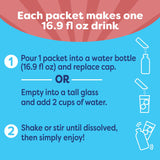 Crystal Light Raspberry Lemonade Energy Boost Drink Mix, 10 ct On-the-Go-Packets